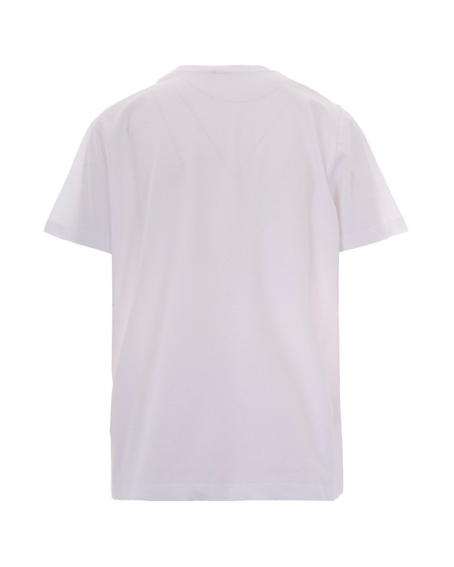 Ganni Graphic Print Cherry T-Shirt With Round Neckline