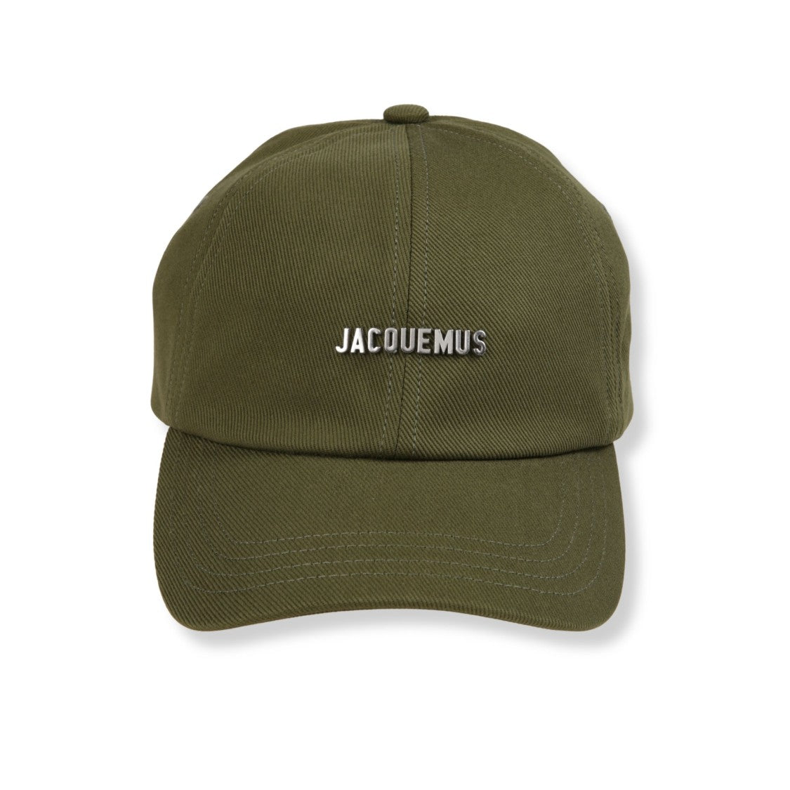 Jacquemus Curved Brim Cotton Cap With Adjustable Strap