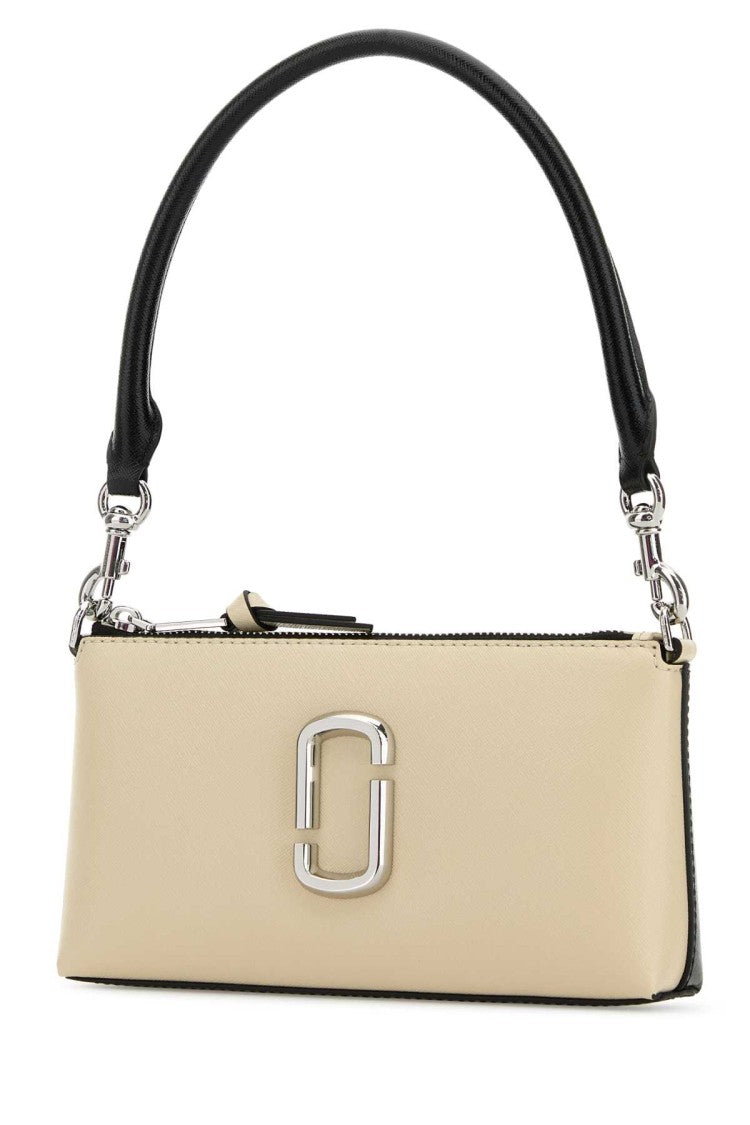 Marc Jacobs Two-Tone Leather Snapshot Shoulder Bag