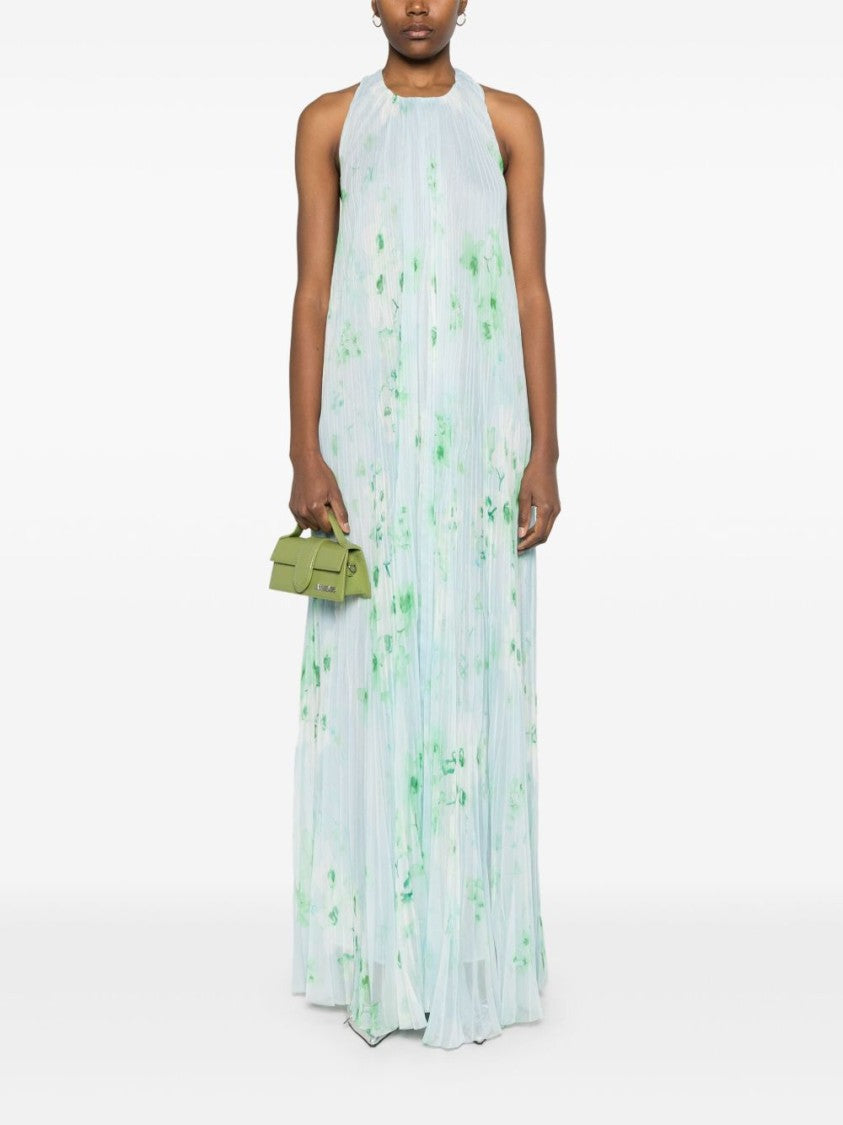 Pinko Maxi Dress With Rear Tie Fastening