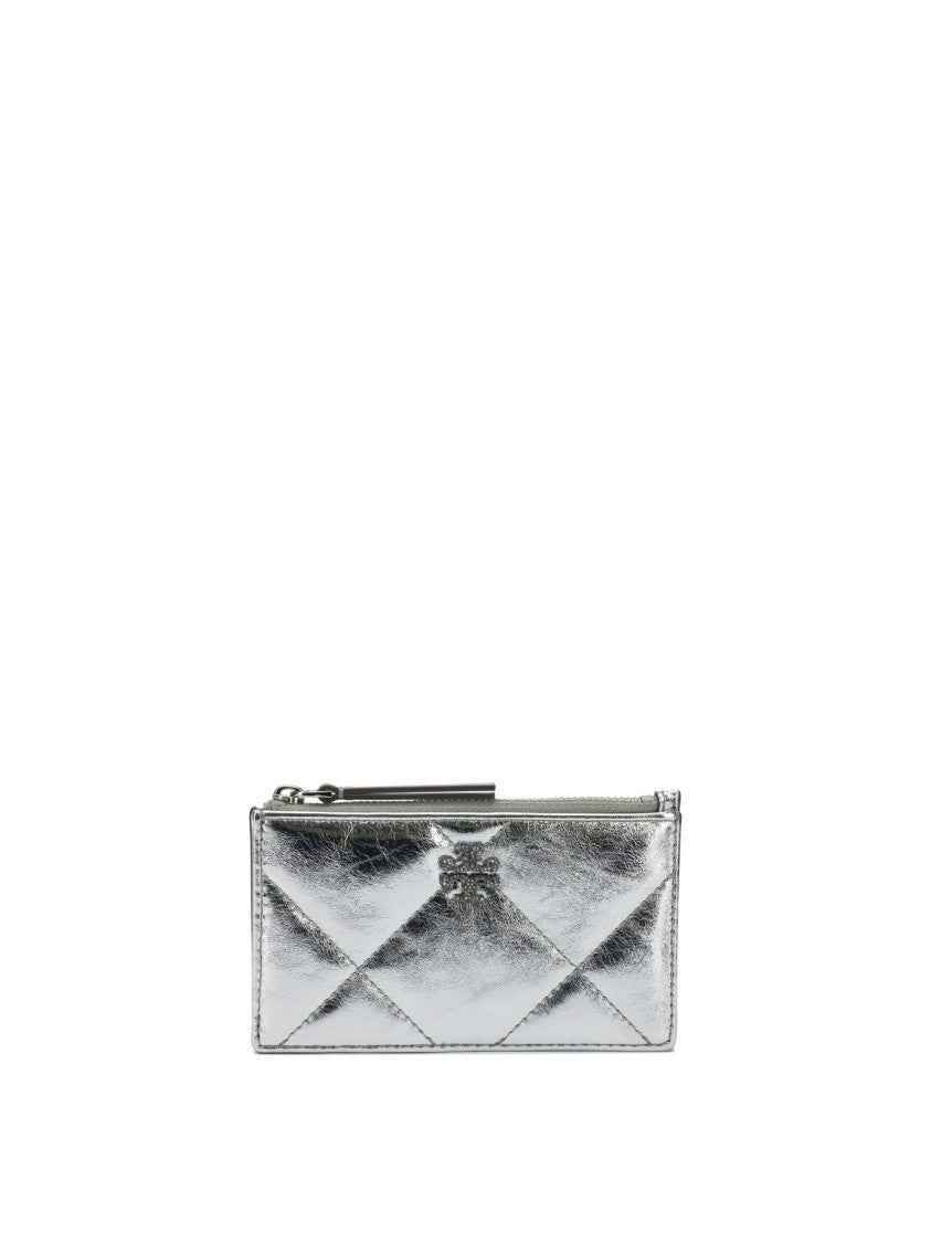 Tory Burch Quilted Metallic Leather Wallet