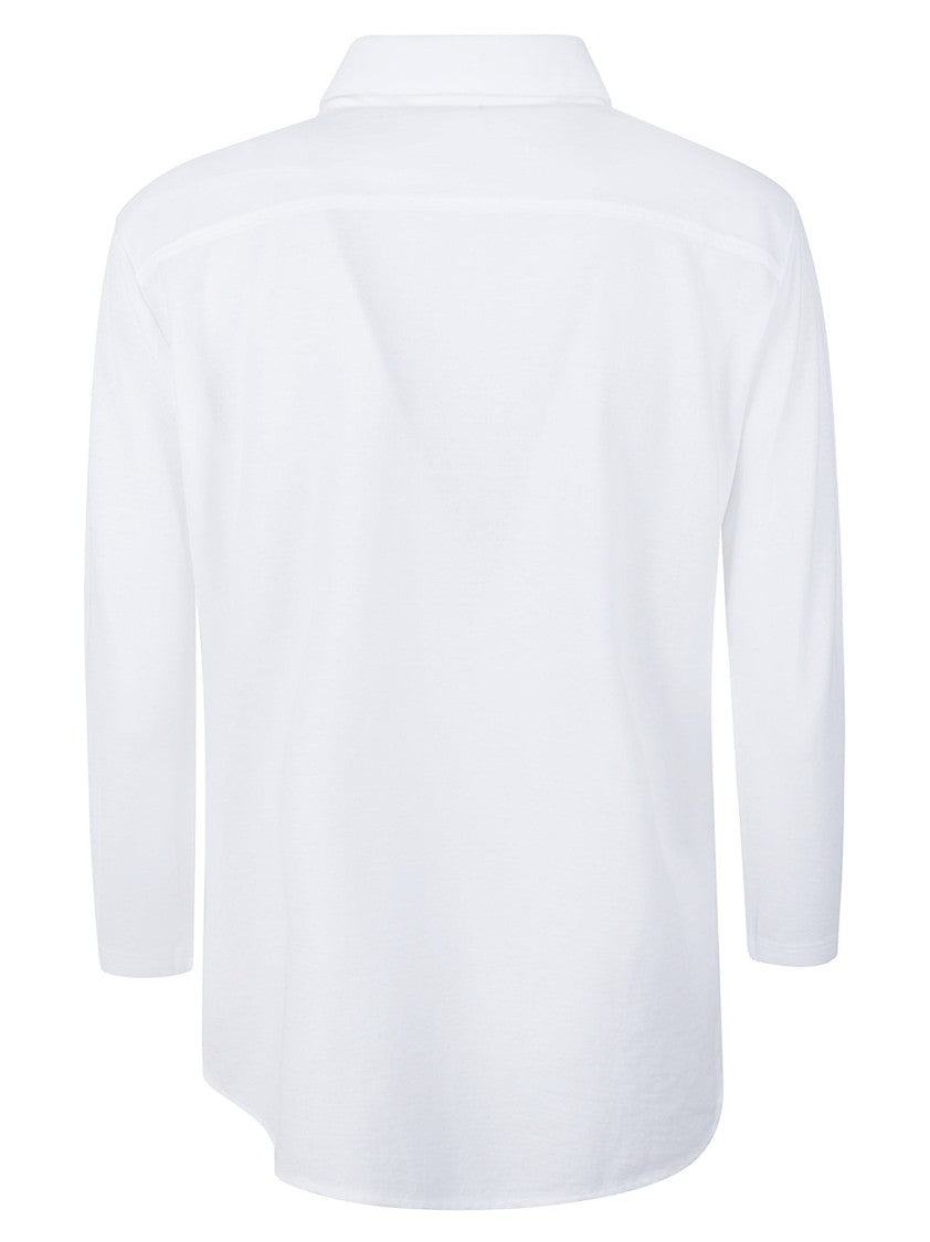 Zanone Relaxed Fit Cotton Shirt With Classic Collar