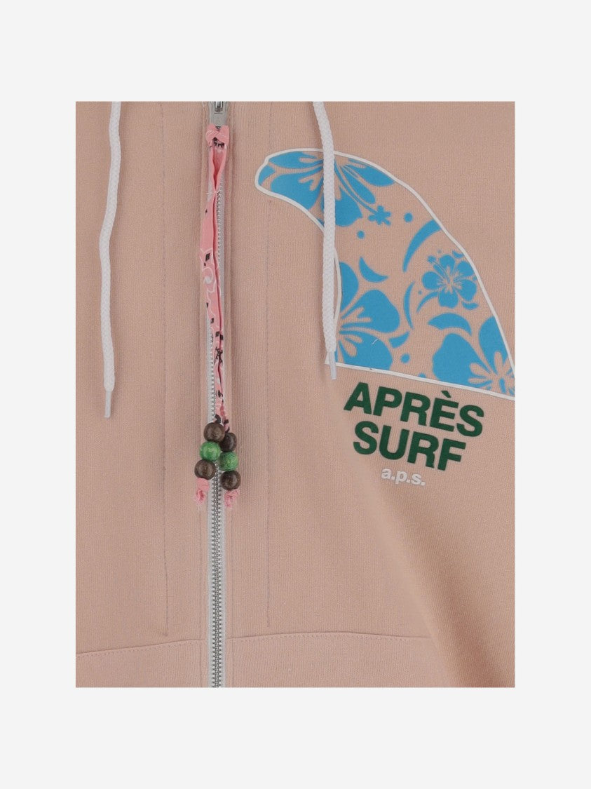 Apres Surf Cotton Blend Sweatshirt With Logo
