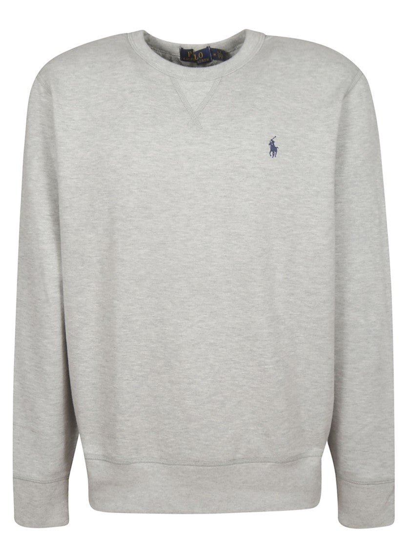 Polo Ralph Lauren Light Gray Cotton Sweatshirt