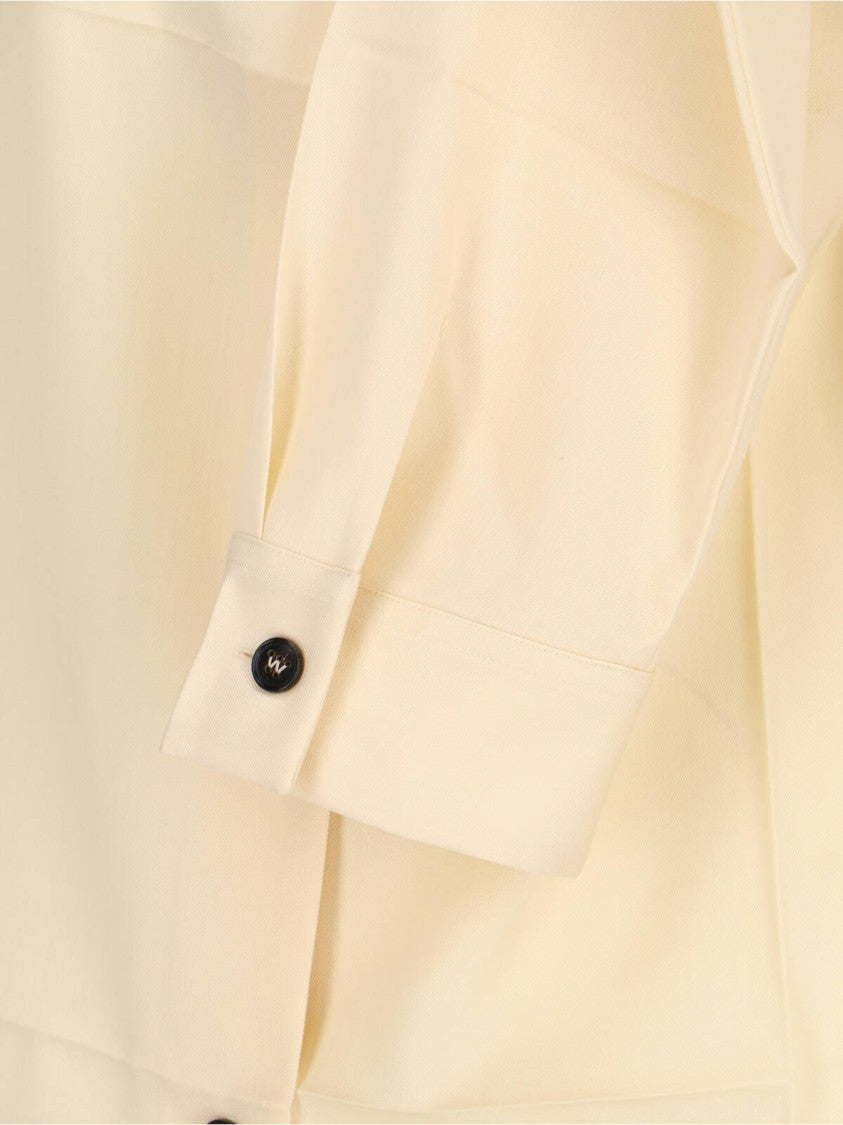 Jil Sander Virgin Wool Shirt – Ivory