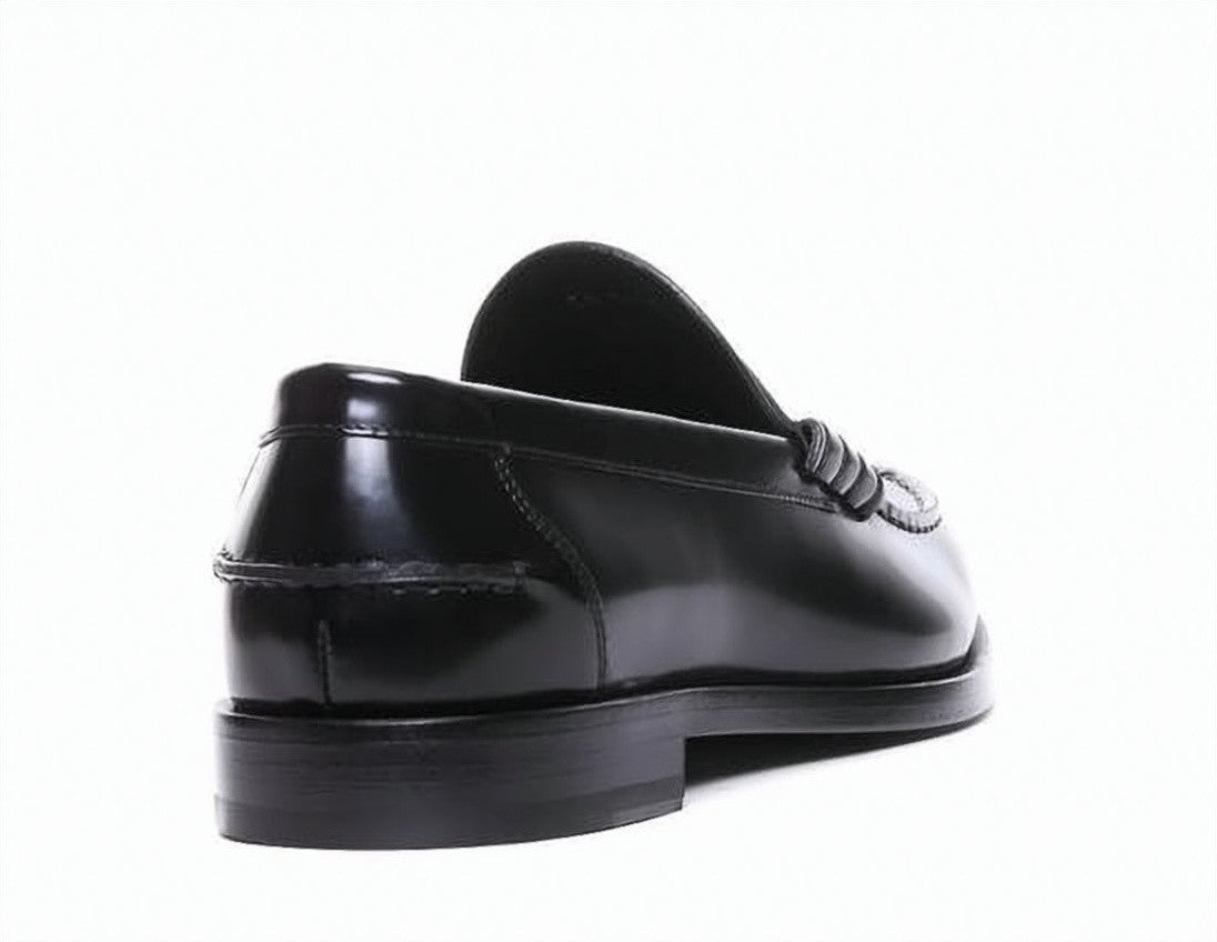 Givenchy Polished Black Cowhide Leather Loafers