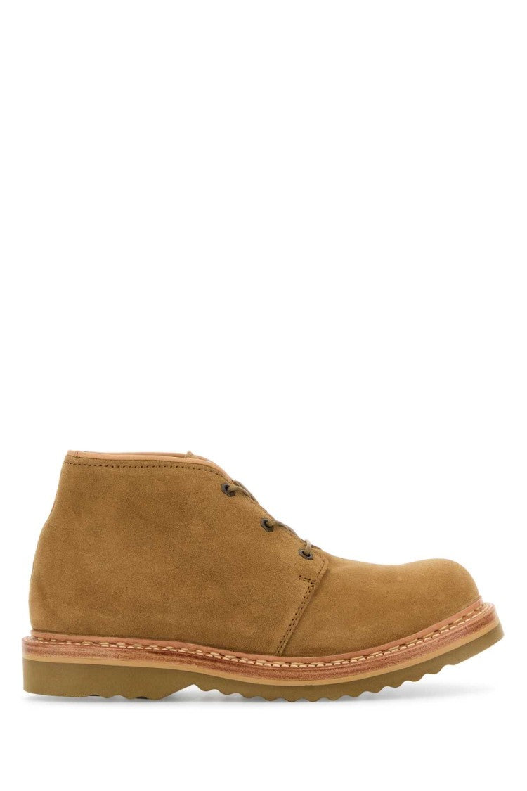 Our Legacy Beige Suede Chukka Ankle Boots