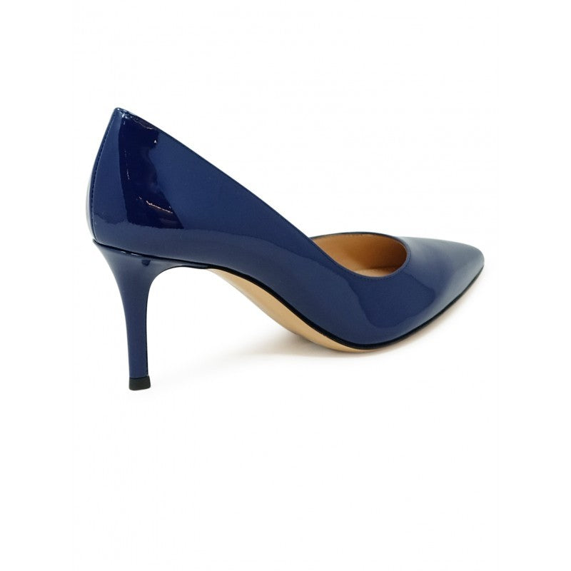 Gianvito Rossi Vernavy Navy Patent Pumps