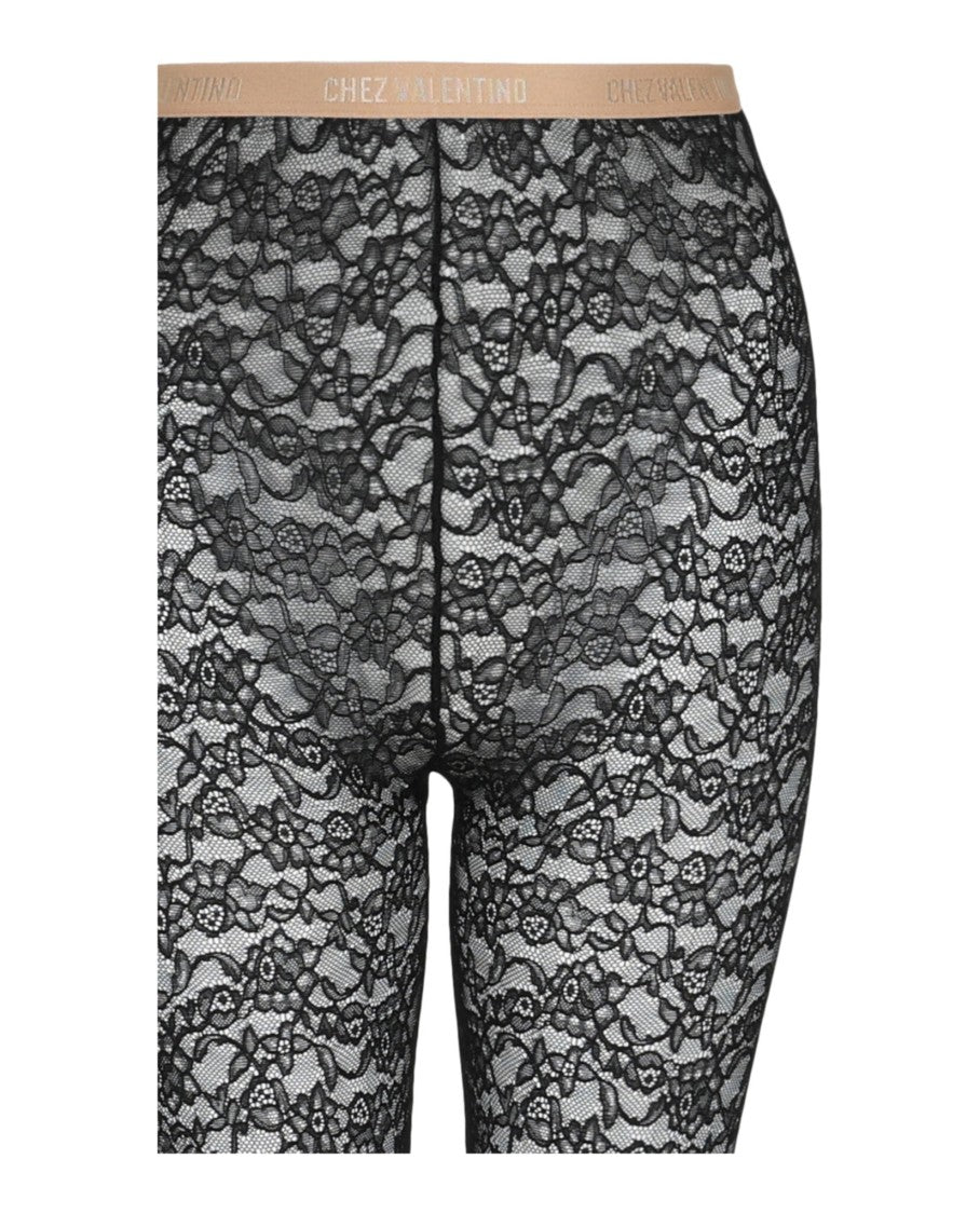 Valentino Floral Lace Tights