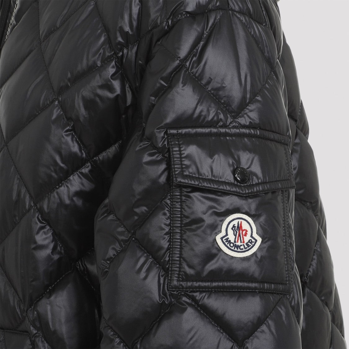 Moncler Black Adjustable Hood Jacket