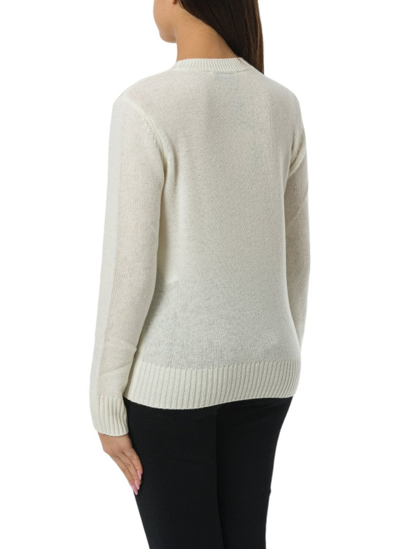 Twin-Set Beige Wool And Cashmere Blend Sweater