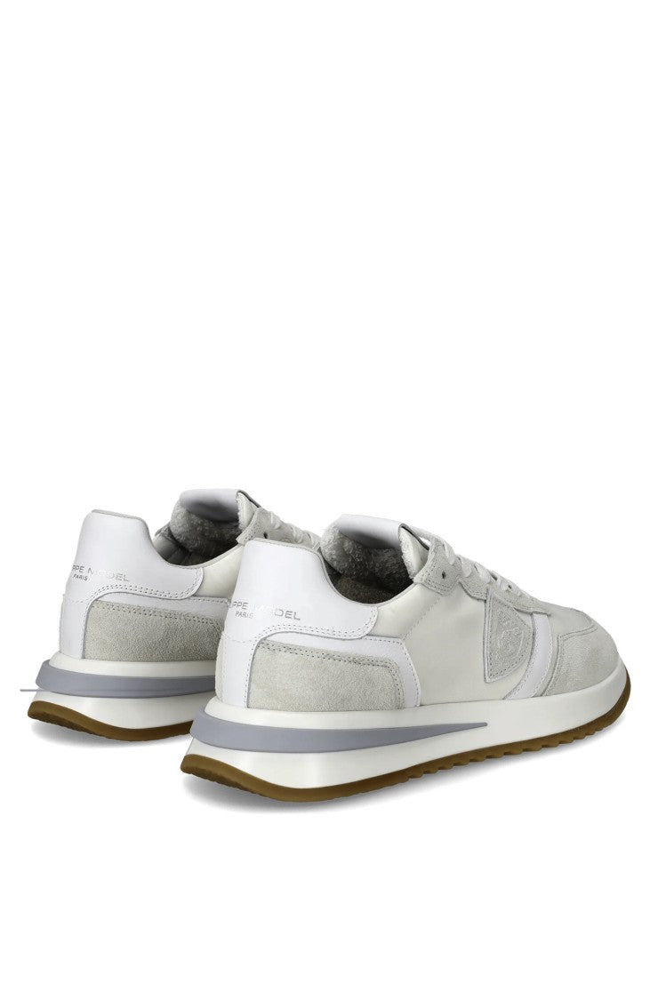 Philippe Model White Tropez 2.1 Suede Nylon Sneakers