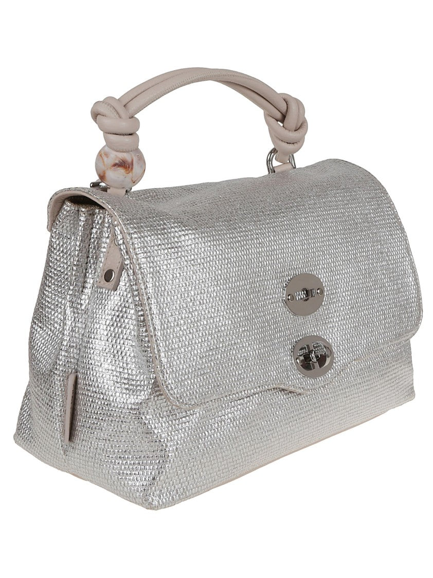 Zanellato Metallic Calf Leather Shoulder Bag