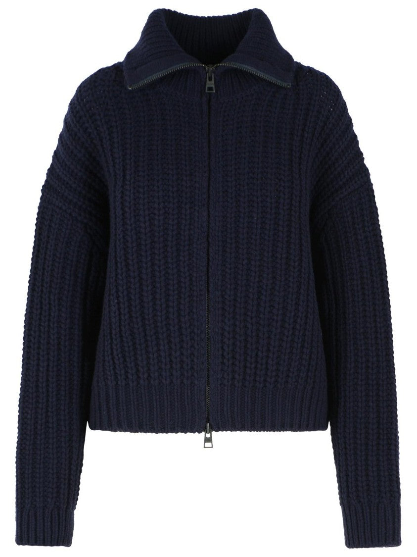 Closed Navy Wool Cardigan