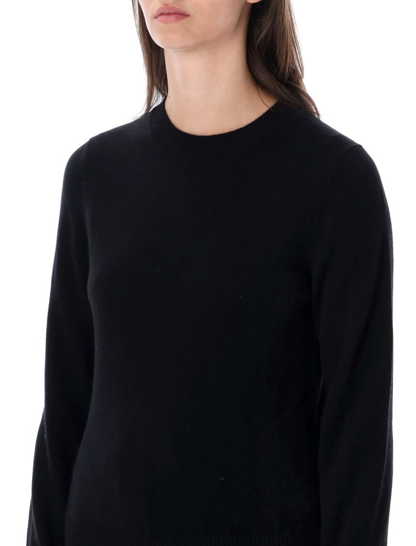 Rhea Relaxed-Fit Ribbed Crewneck Knit Sweater