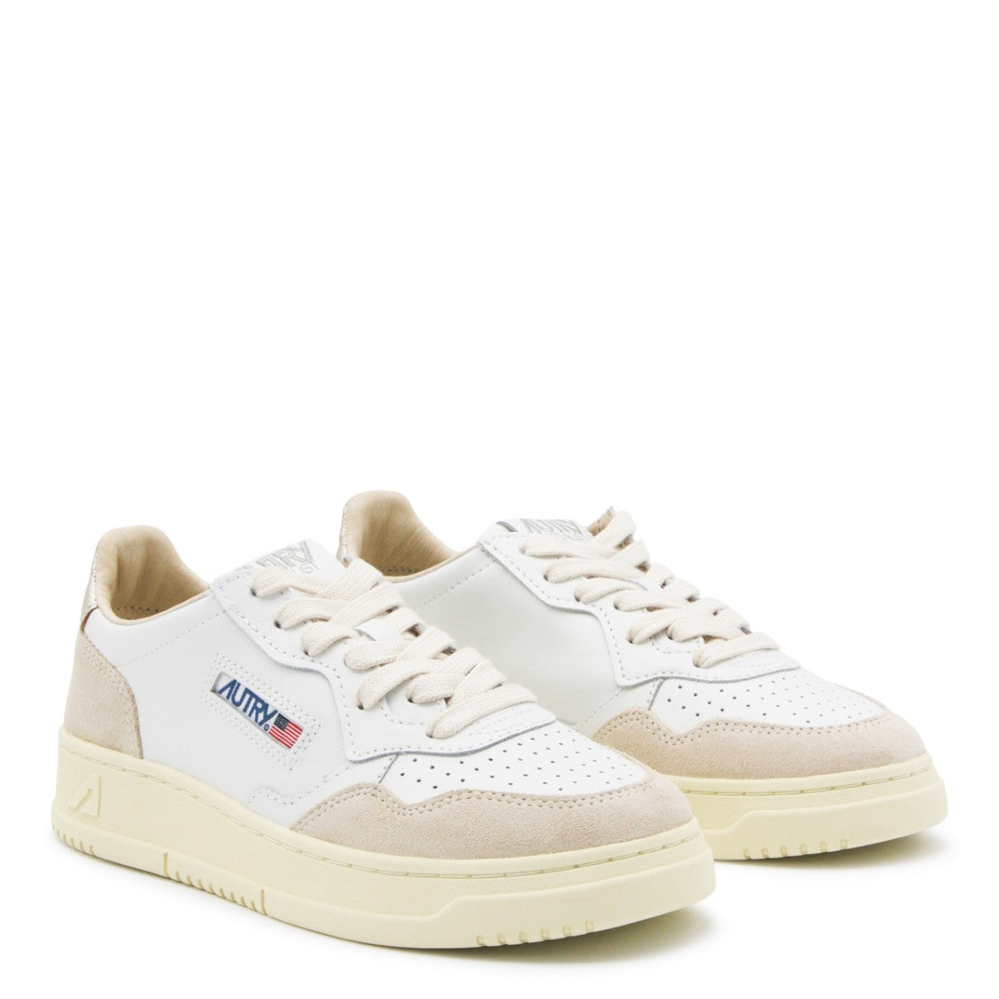 Autry White Leather Medalist Sneakers