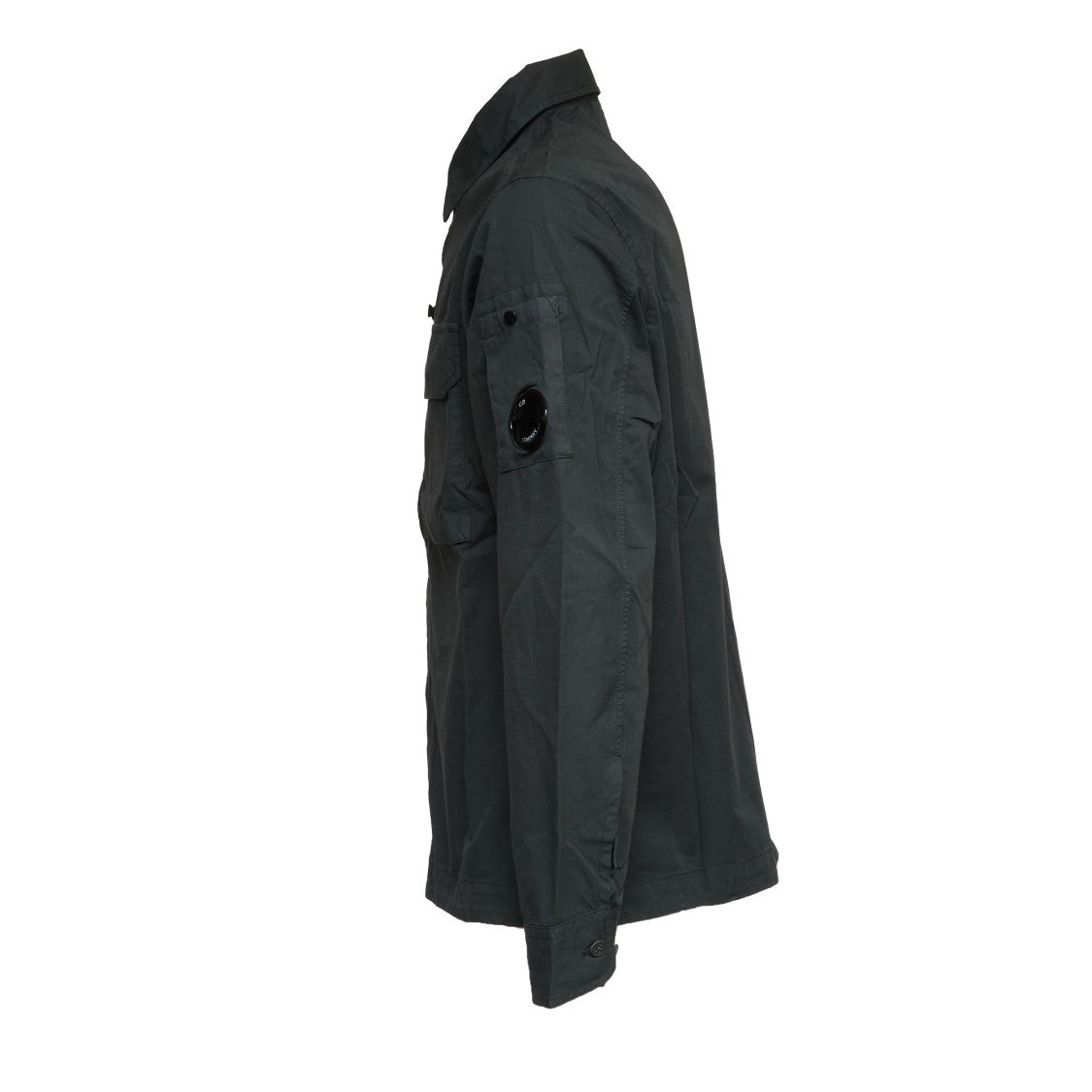 C.P. Company Organic Gabardine Zipped Lens Overshirt