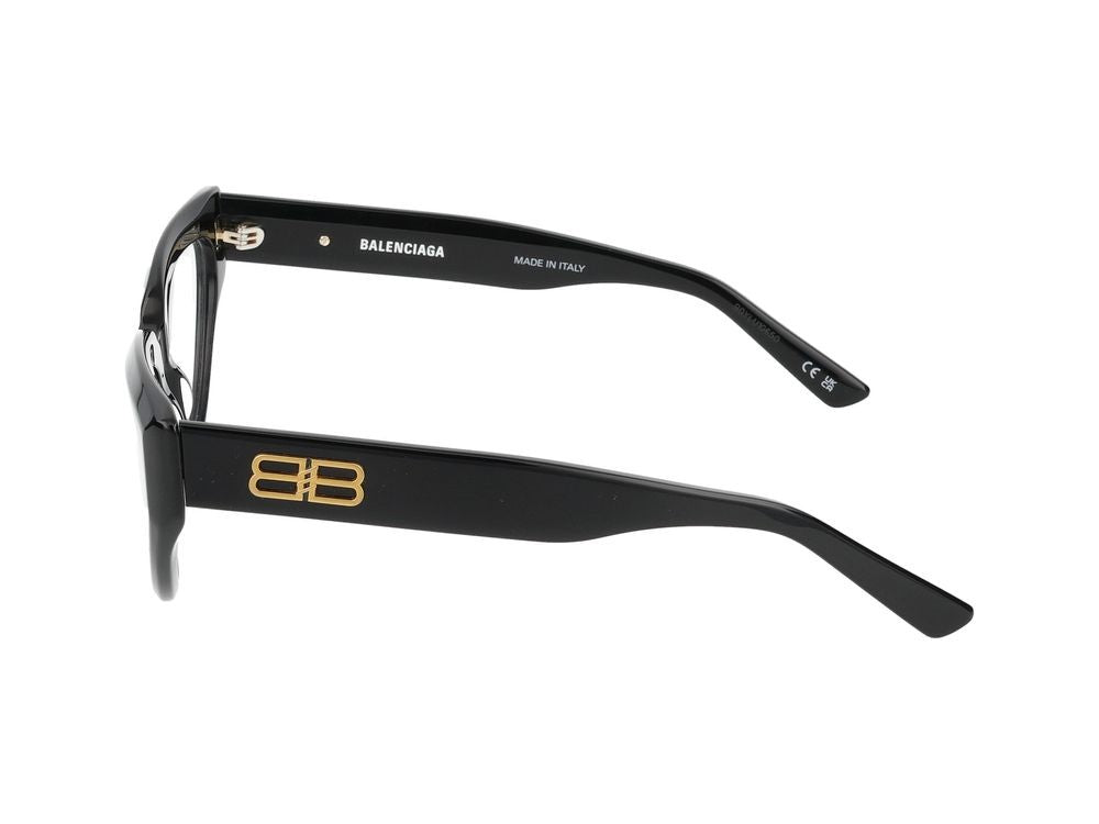 Balenciaga Eyeglasses Bb0276o 001 Black Black Transparent 53/18/140
