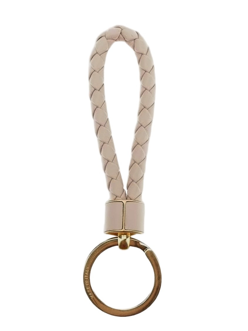 Bottega Veneta Braided Lambskin Leather Keyring