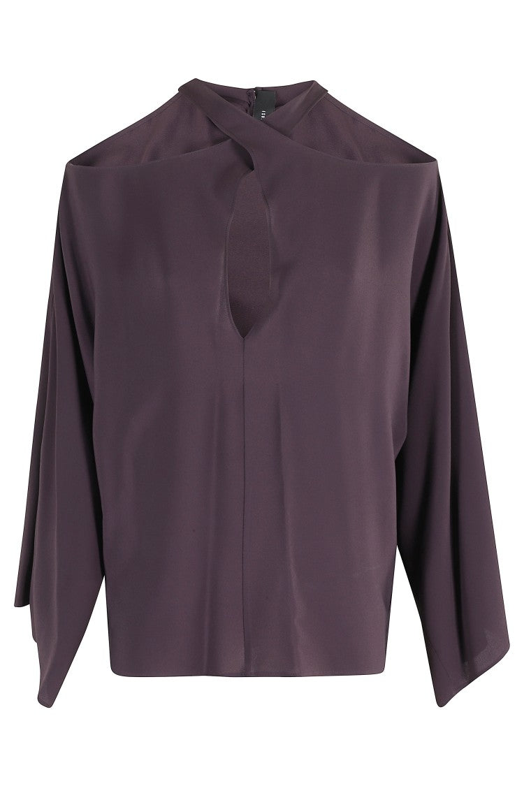 Federica Tosi Braided Neck Blouse