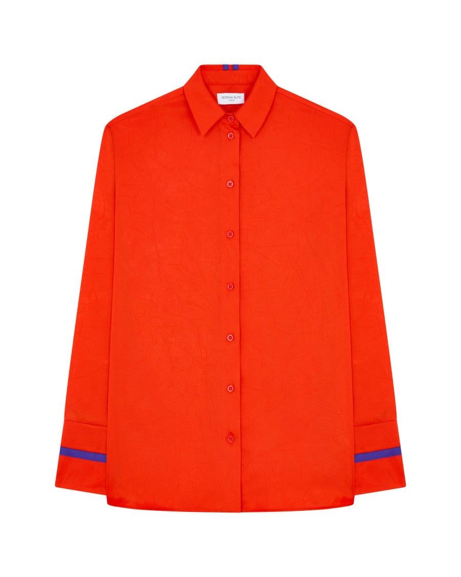 Serena Bute Oversized Shirt '25 - Bright Red