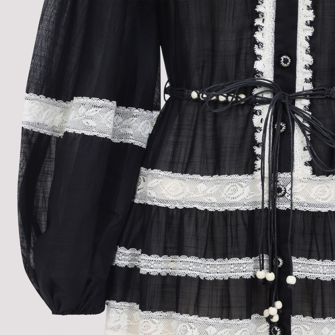 Zimmermann Striking Black And White Maxi Dress