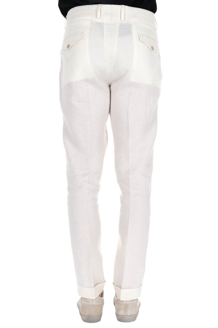 Barba Firenze Cotton-Linen Trousers