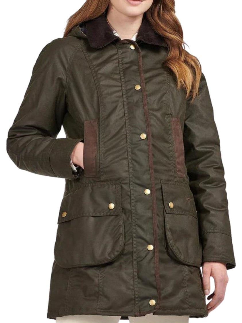 Barbour Green Bower Wax Jacket
