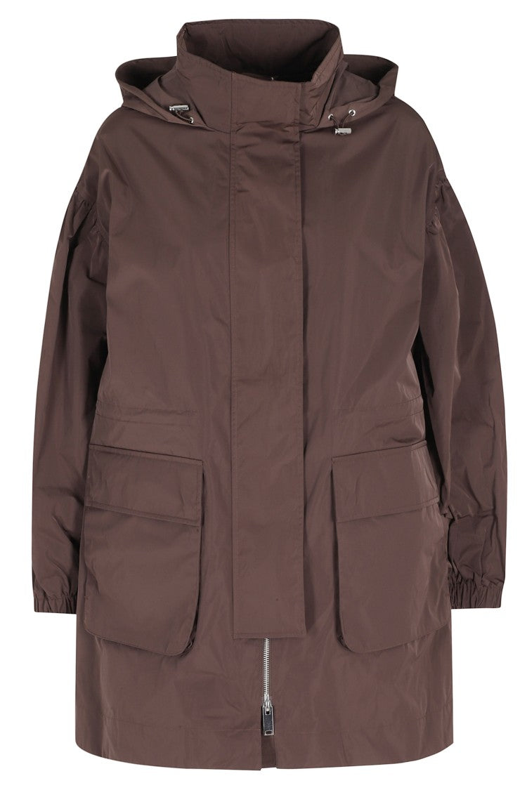 Oof Wear Chocolate Memory Hooded Drawstring Polyester Parka