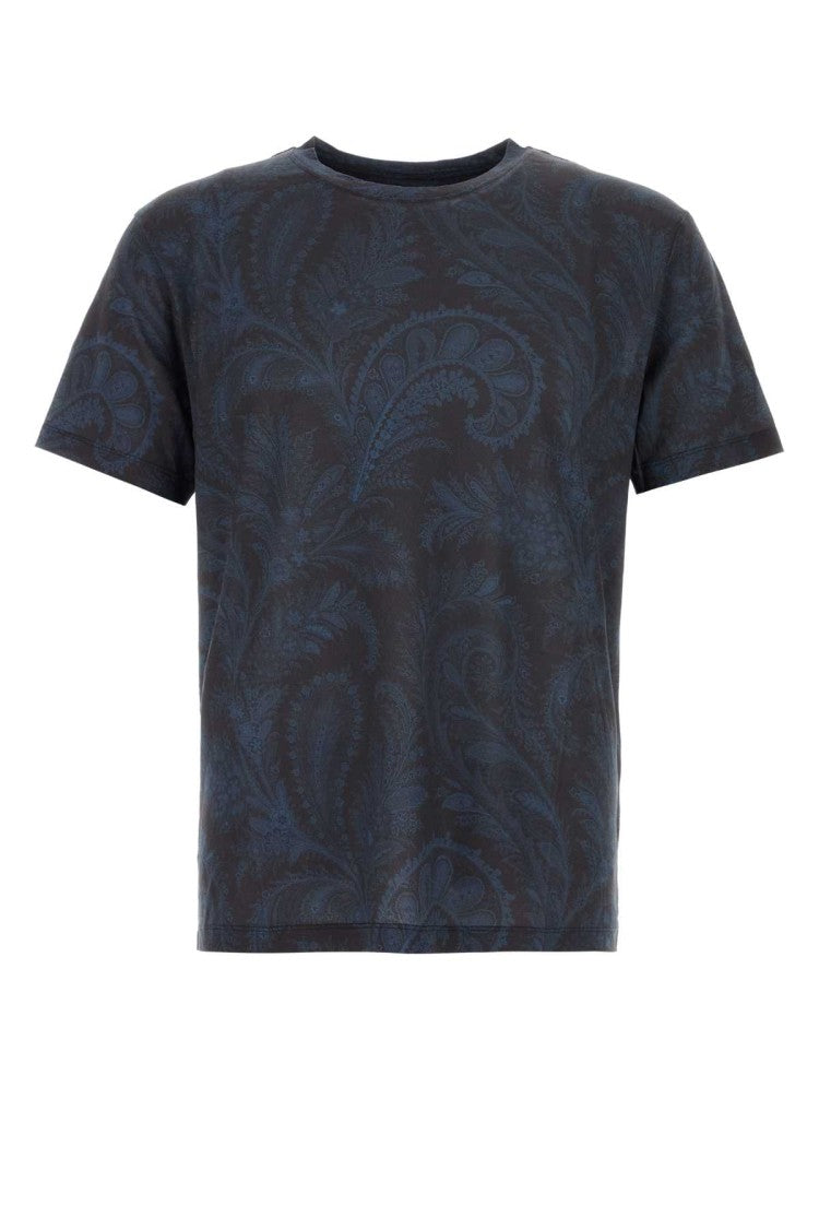 Etro Embroidered Lyocell T-Shirt