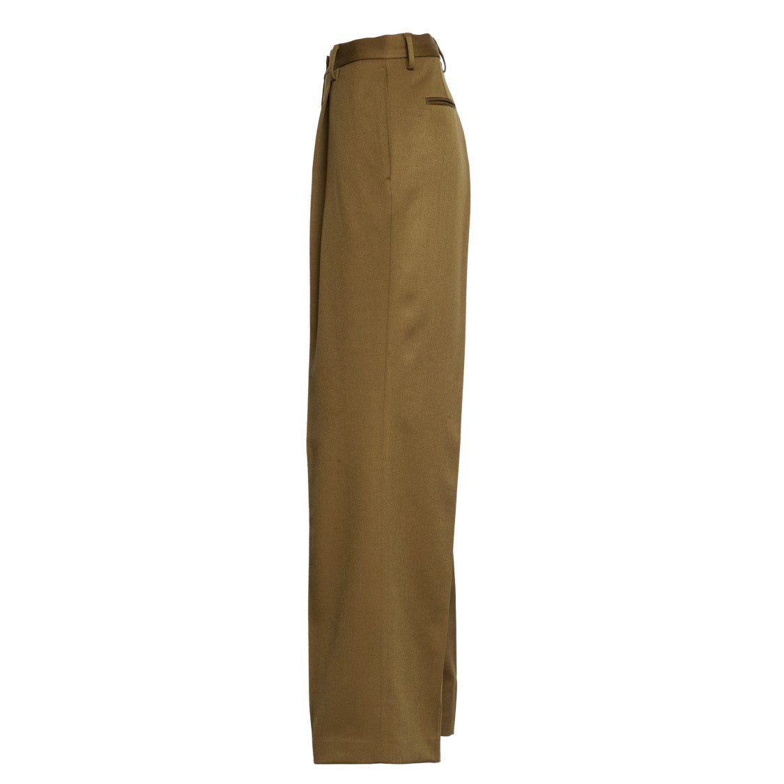 Dries Van Noten Regular Fit Wool Front Pleat Trousers