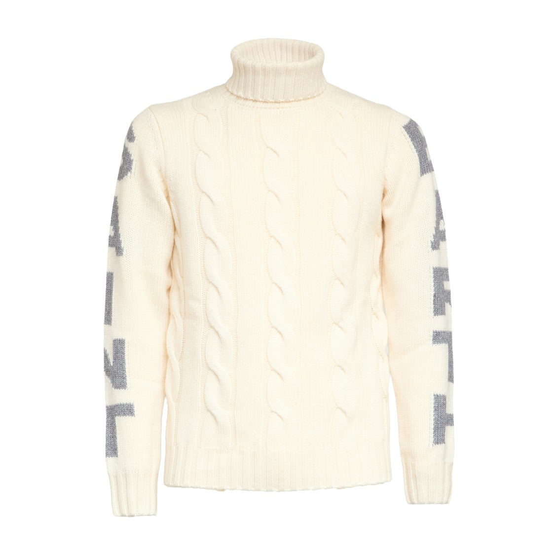 Mc2 Saint Barth St. Moritz Fisherman Turtleneck With Braids