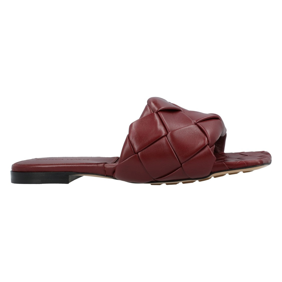 Bottega Veneta Lido Flat Sandal Red