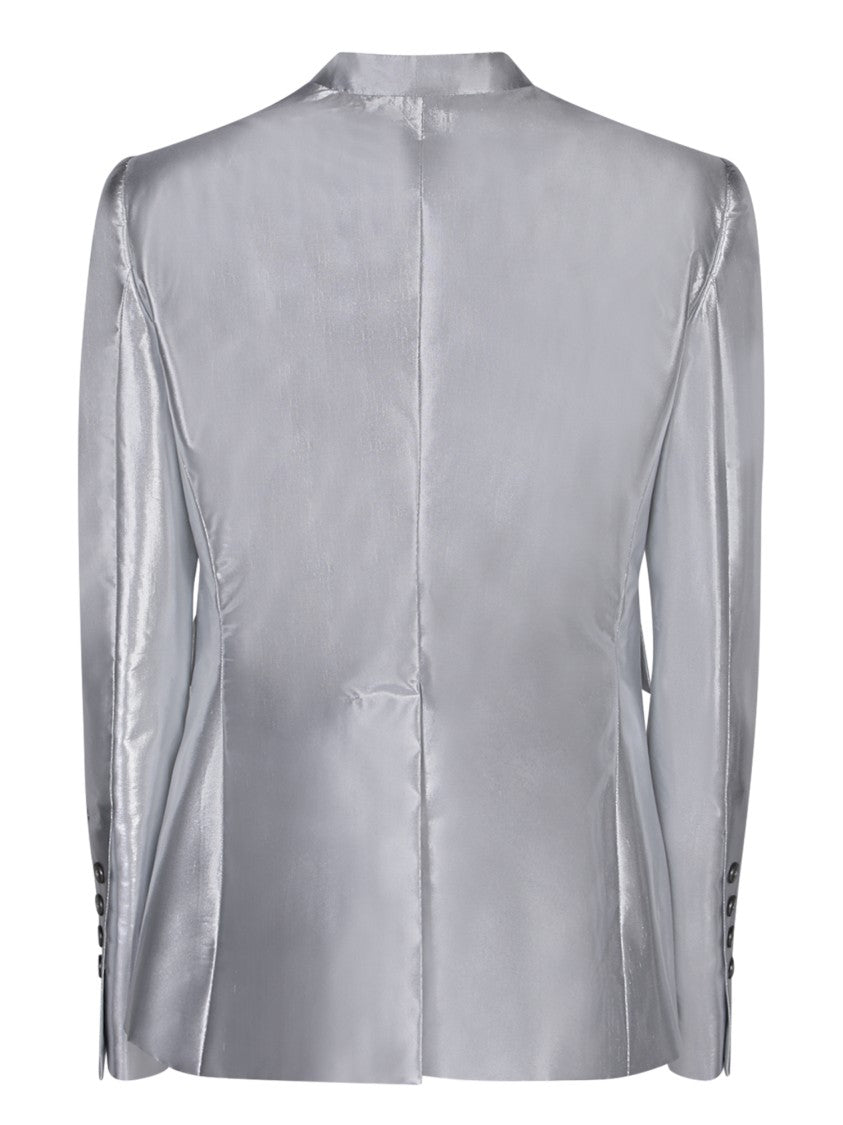 Sapio Metallic Single Breasted Jacket