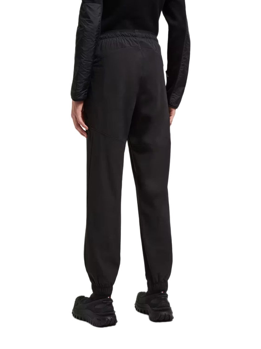 Moncler Black Elastic Waist Sweatpants