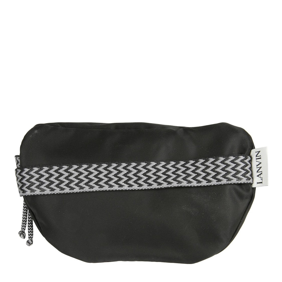 Lanvin Compact Curb Waist Bag With Zigzag Strap