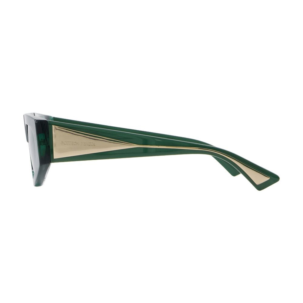 Bottega Veneta Angular Frame Acetate Sunglasses With Distinctive Geometric Design
