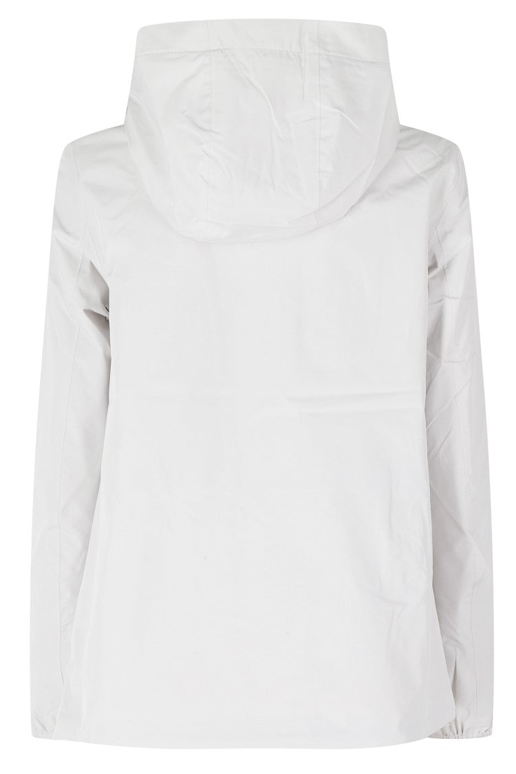 K-Way Beige Marguerite Stretch Poly Jersey Waterproof Polyester Jacket