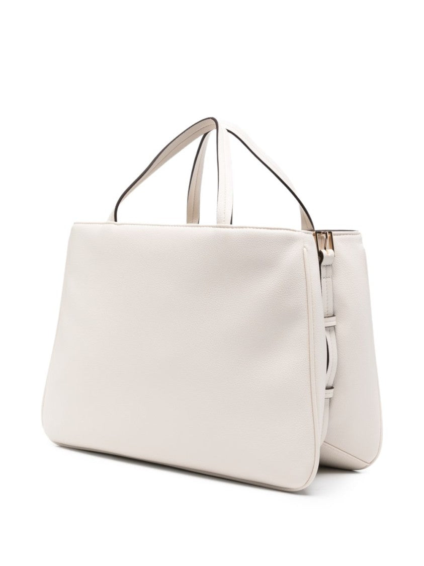 Liu Jo Cream White Logo Shoulder Bag