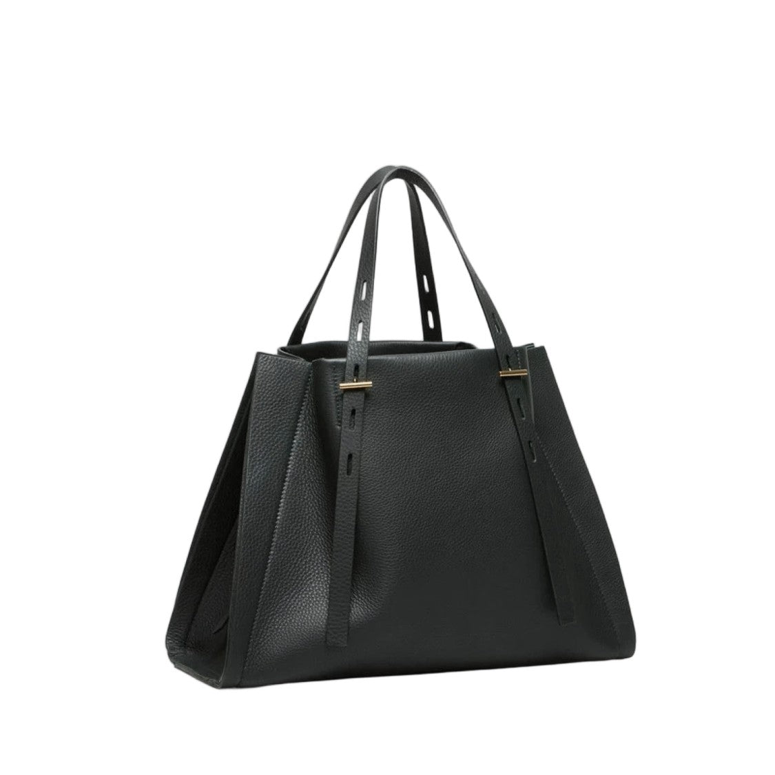 Minobossi Black Paula Textured Leather Bag