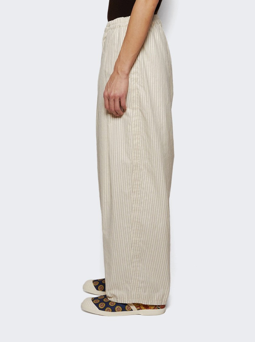 Maison Margiela Pants Ecru And Black