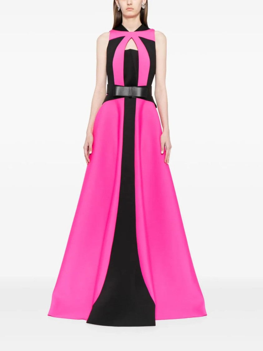 Saiid Kobeisy Neoprene Dress With Contrasting Cuts