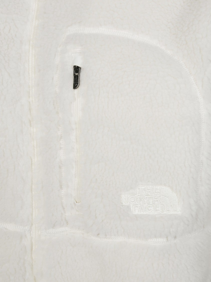 The North Face Cropped High-Pile Jacket With Stand Collar