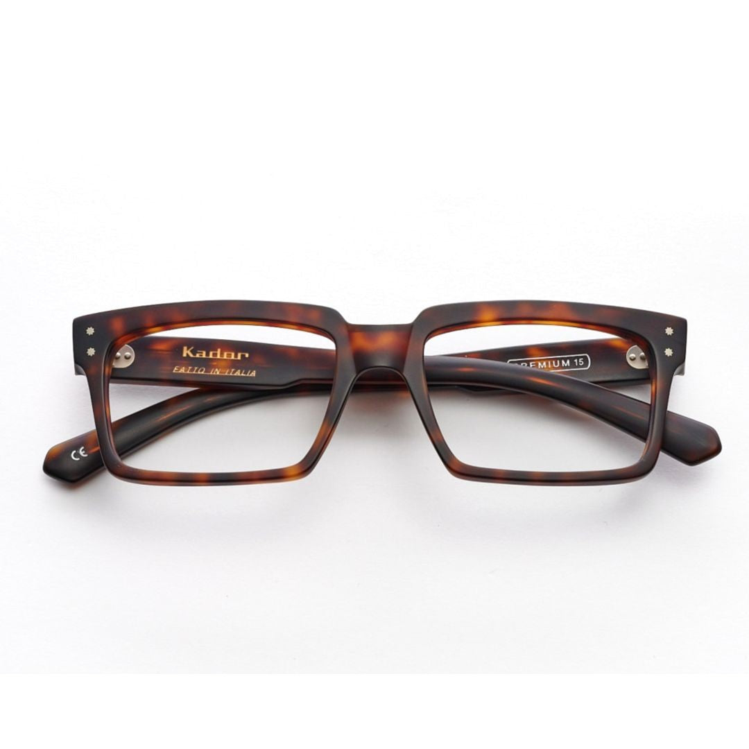 Kador Tortoiseshell Premium 15 Rectangular Eyeglasses