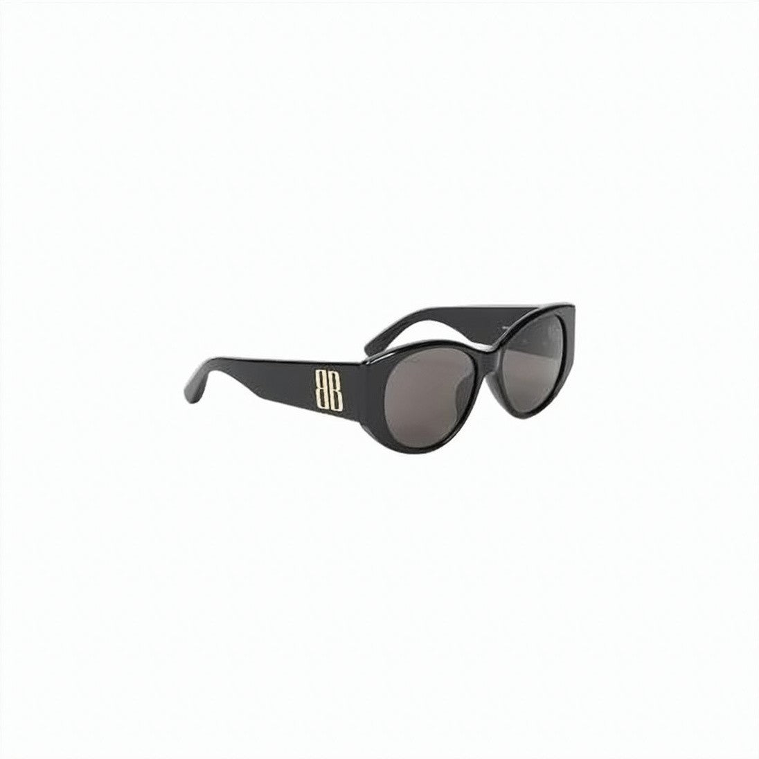 Balenciaga Glossy Black Cat-Eye Sunglasses
