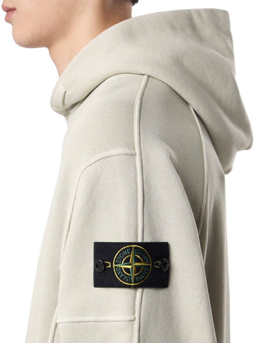 Stone Island Relaxed Fit Hooded Sweatshirt