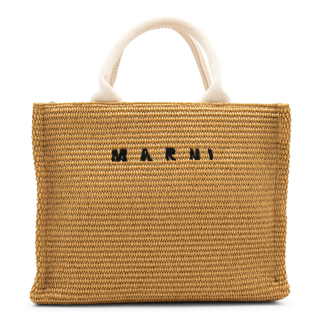 Marni Beige Canvas Tropicalia Tote Bag