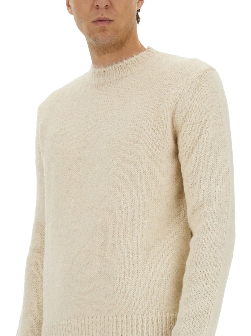 Jil Sander Relaxed Fit Alpaca Blend Sweater