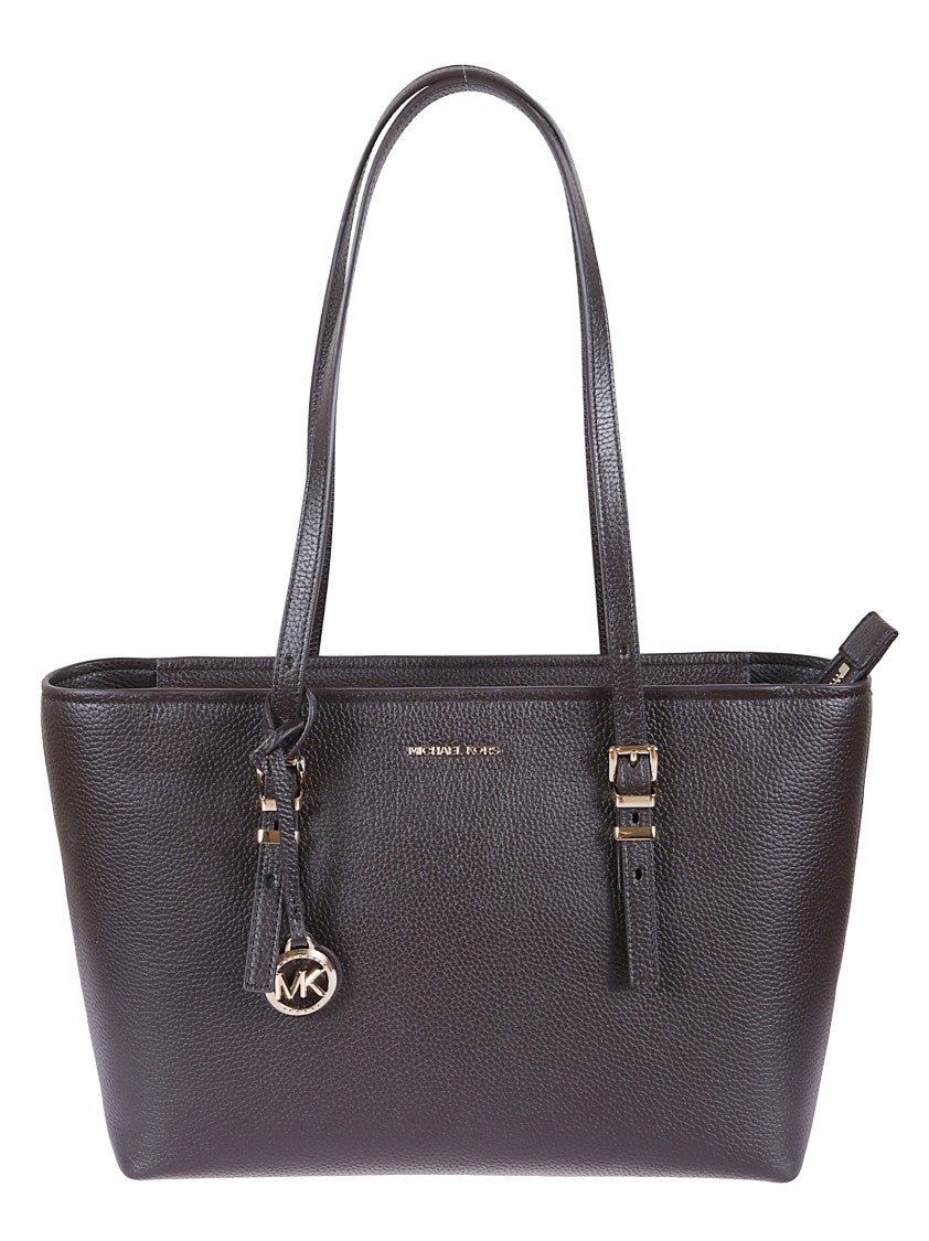 Michael Kors Hammered Leather Handbag With Double Handles