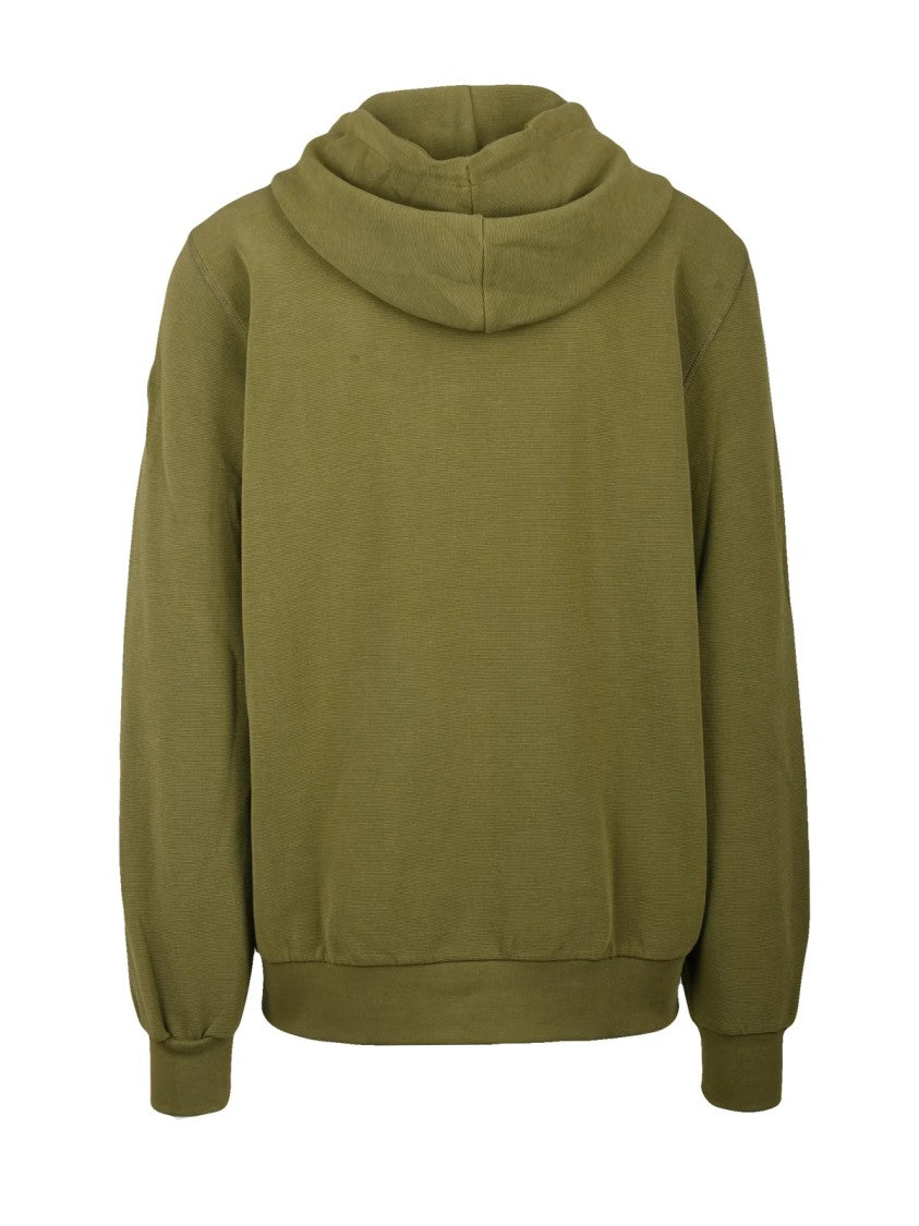 Colmar Originals Green Zip Cotton-Blend Hoodie